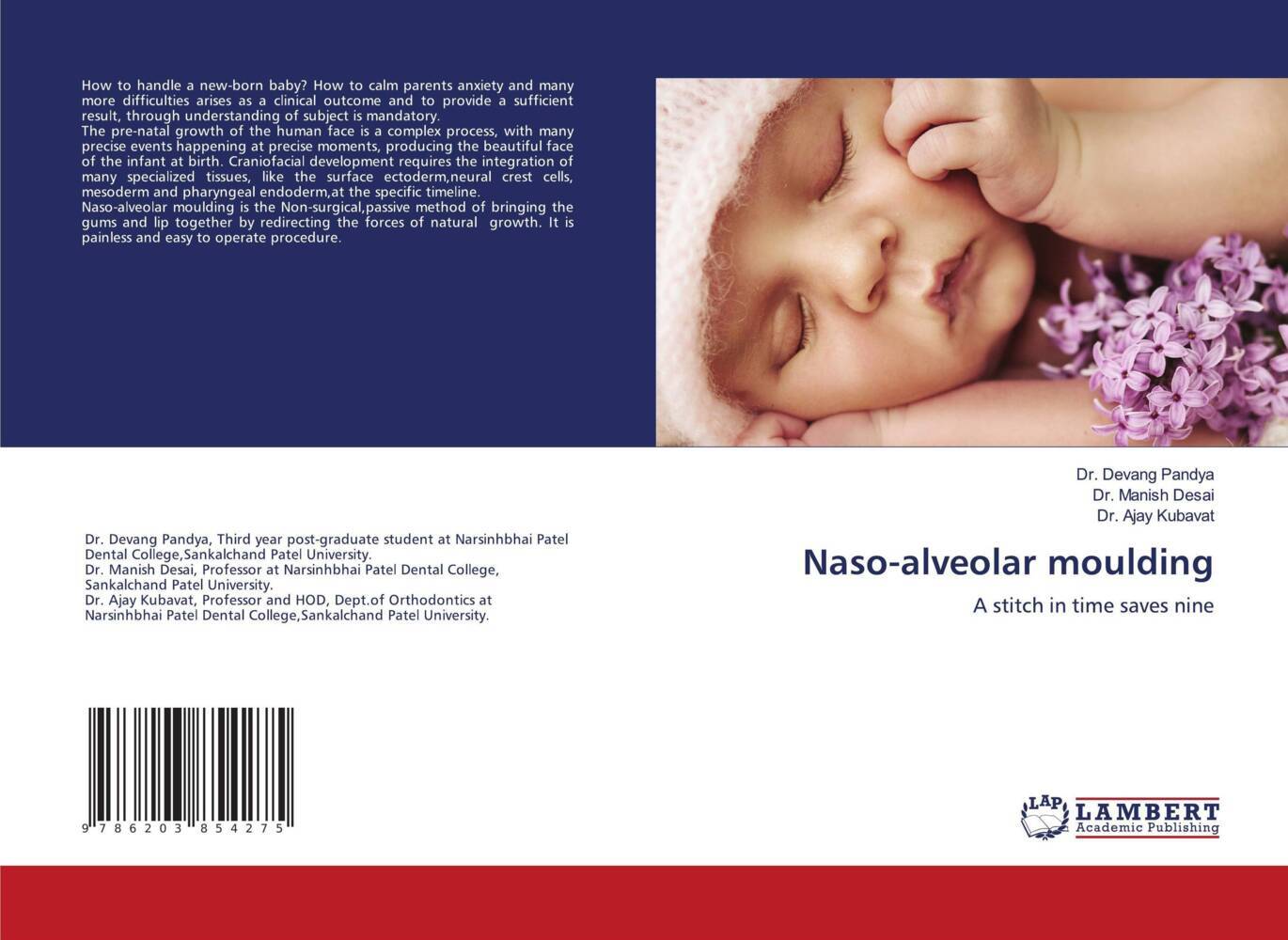 Naso-alveolar moulding