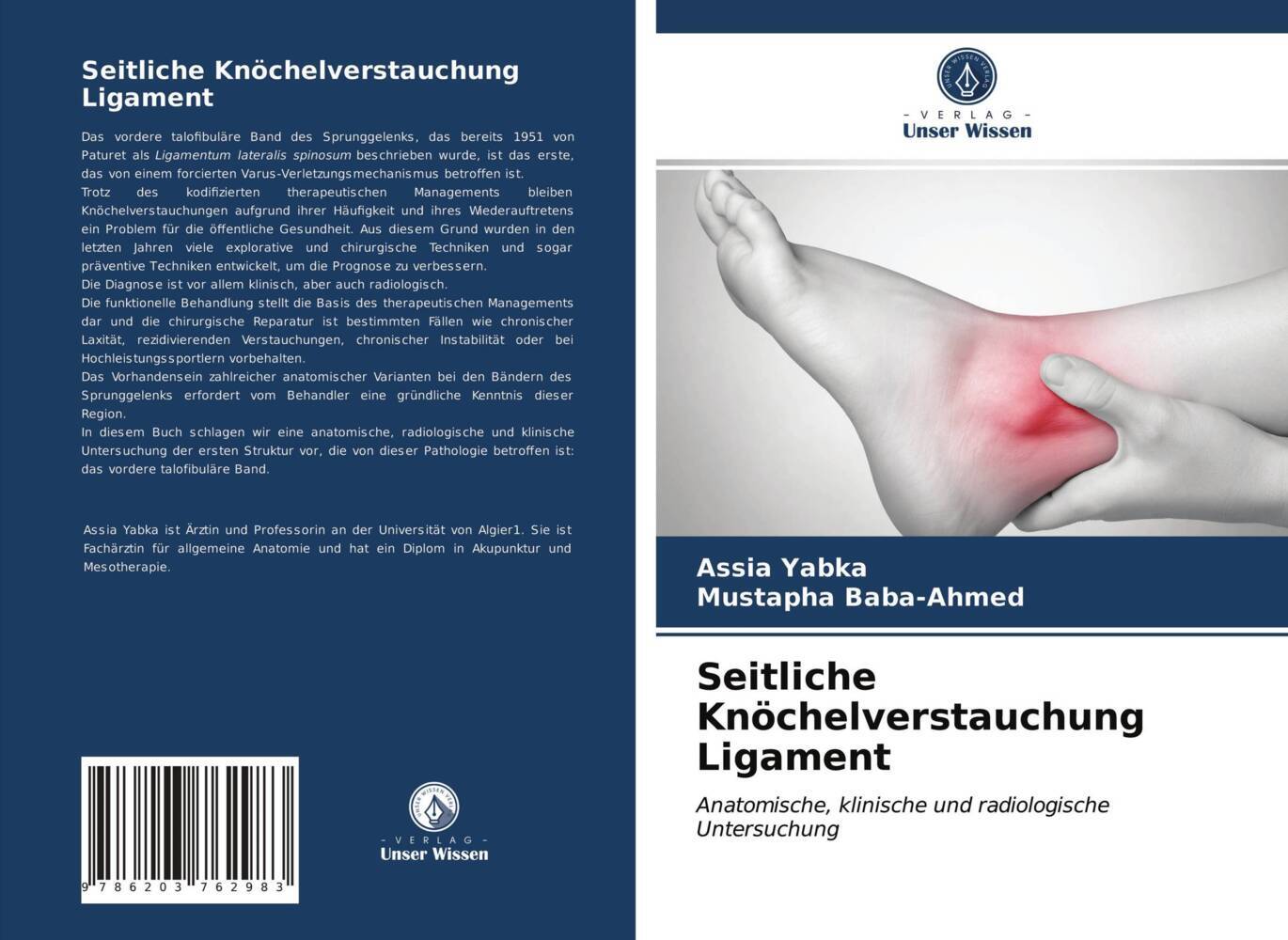 Seitliche Knöchelverstauchung Ligament