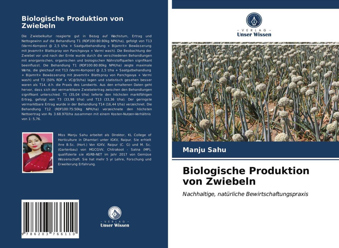 Biologische Produktion von Zwiebeln
