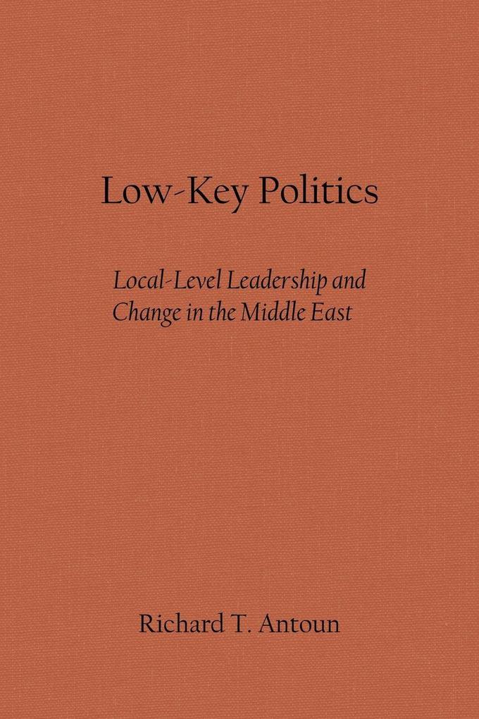 Low-Key Politics