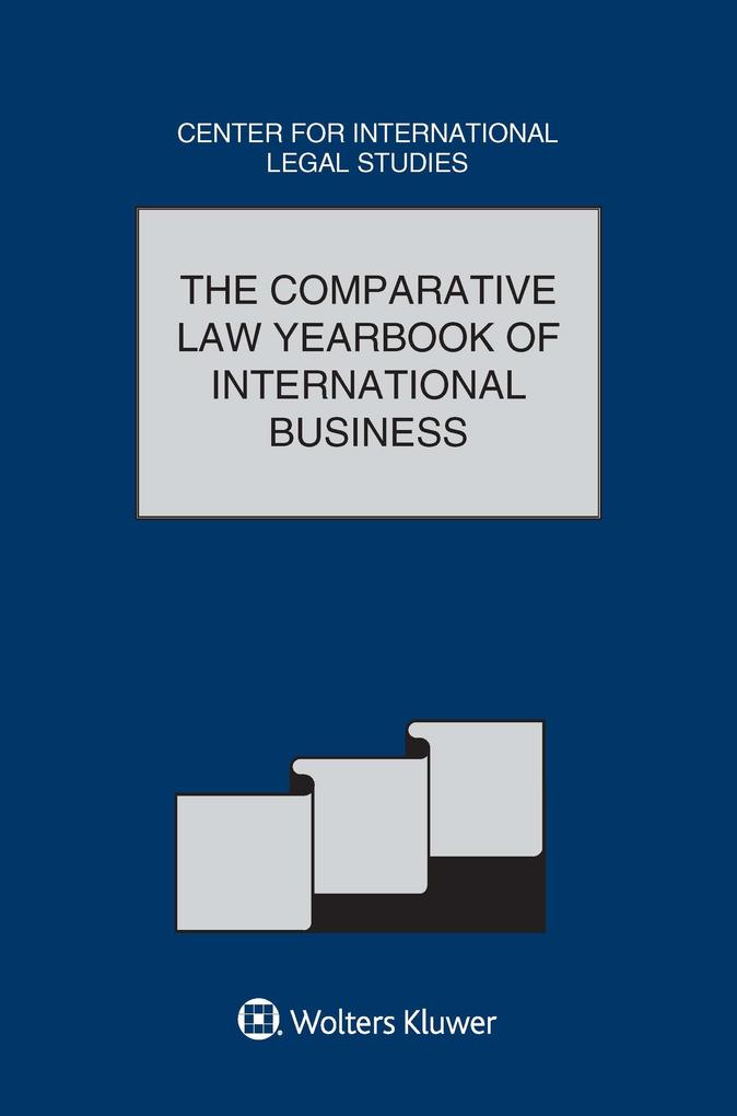 Comparative Law Yearbook of International Business: Volume 38 2016