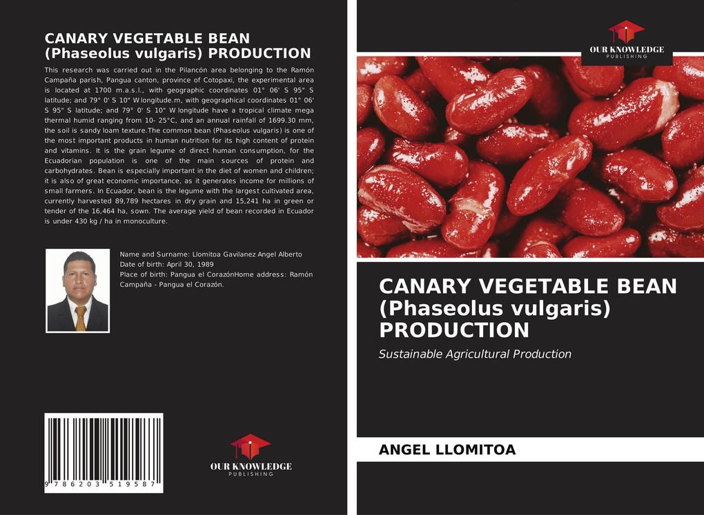CANARY VEGETABLE BEAN (Phaseolus vulgaris) PRODUCTION