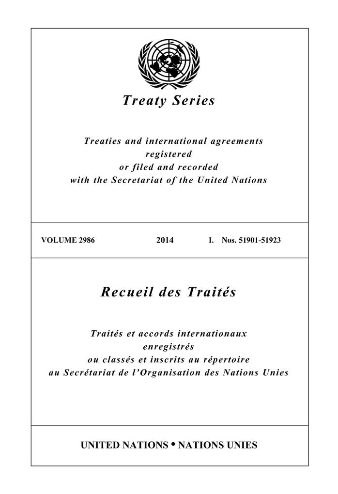 Treaty Series 2986/Recueil des Traités 2986