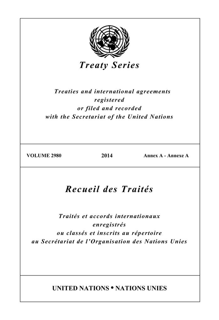 Treaty Series 2980/Recueil des Traités 2980