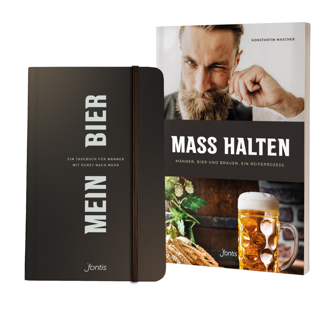 Paket: Sachbuch MASS HALTEN plus Tagebuch MEIN BIER. 2 Bände