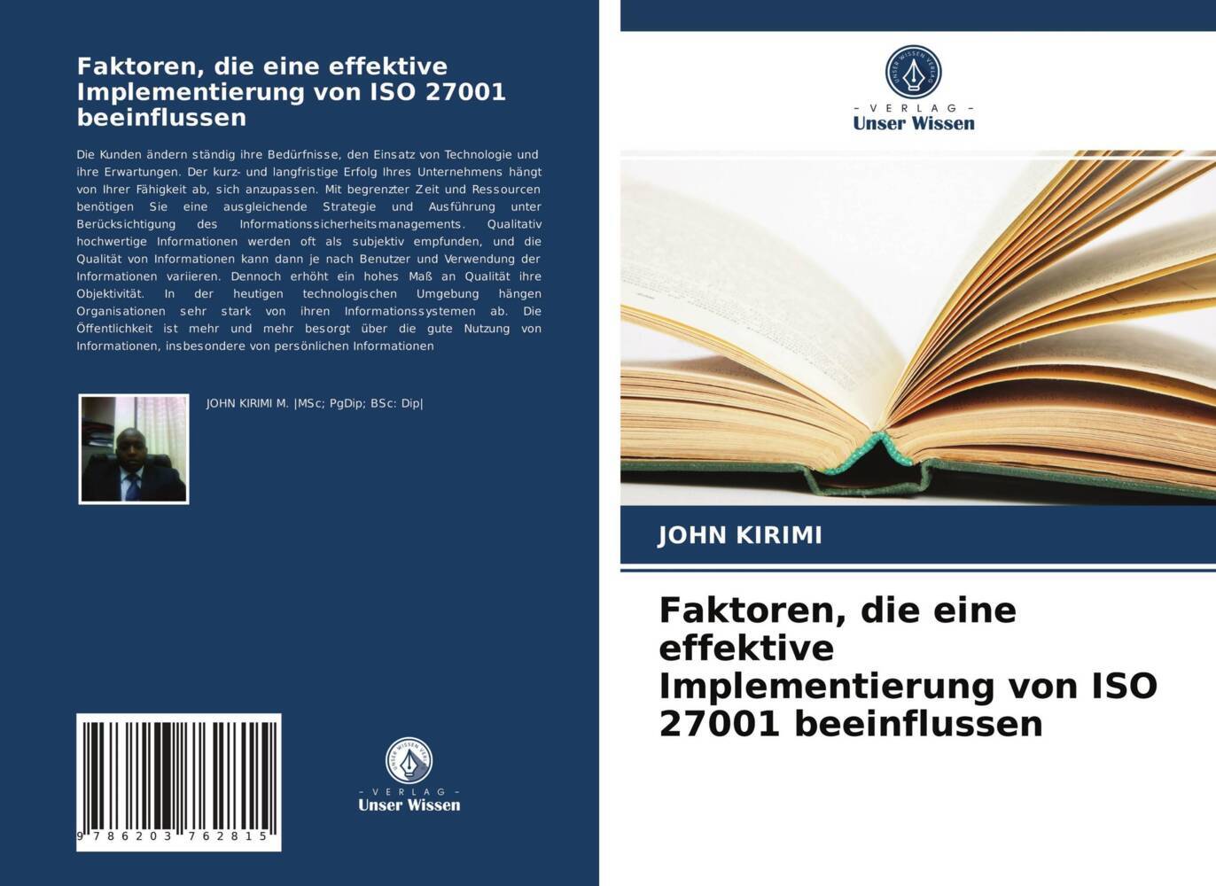 Faktoren die eine effektive Implementierung von ISO 27001 beeinflussen