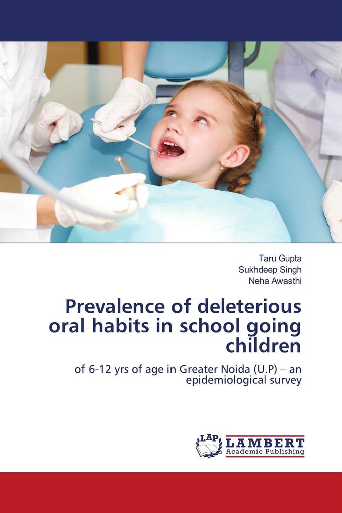 Prevalence of deleterious oral habits in school going children