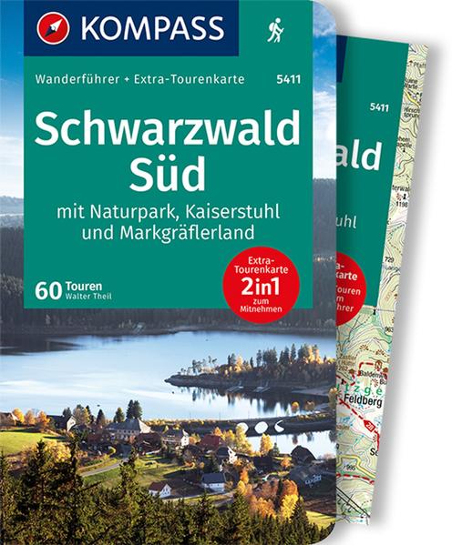 Image of KOMPASS Wanderführer Schwarzwald Süd mit Naturpark Kaiserstuhl und Markgräflerland 60 Touren