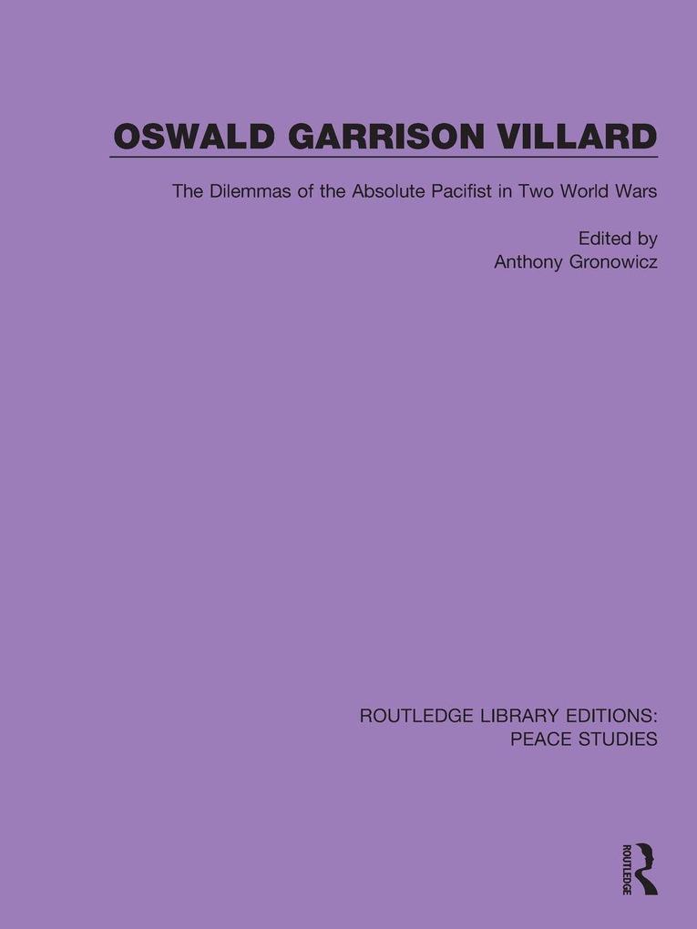 Oswald Garrison Villard