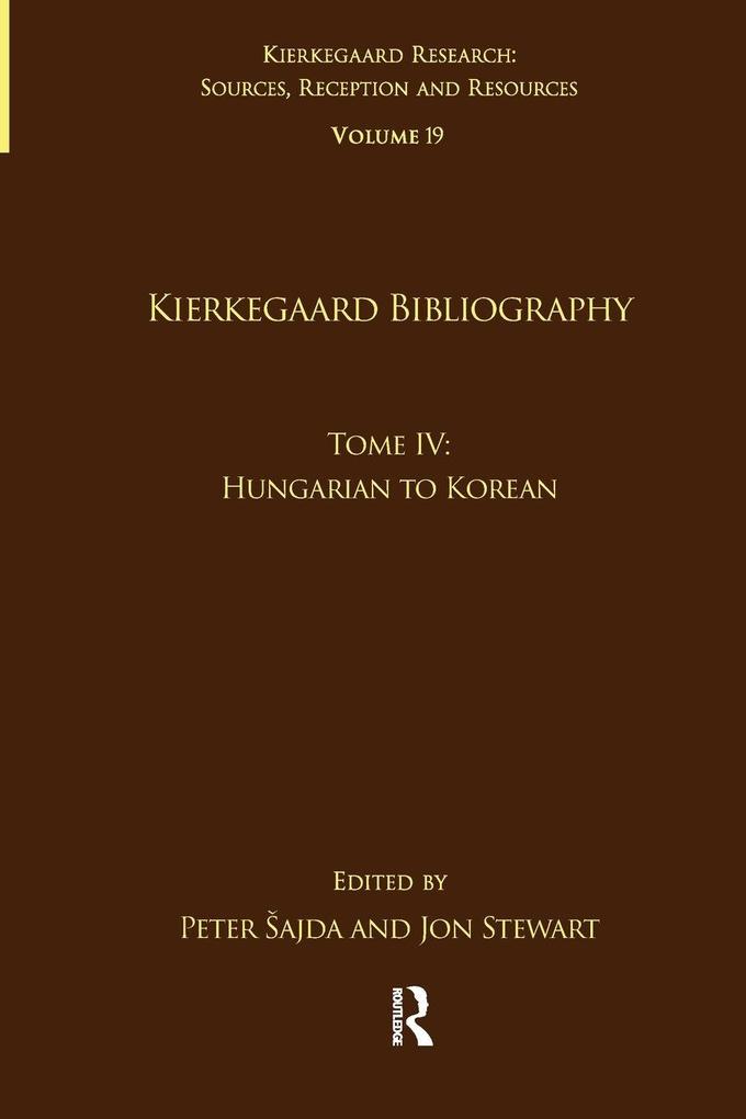 Volume 19 Tome IV