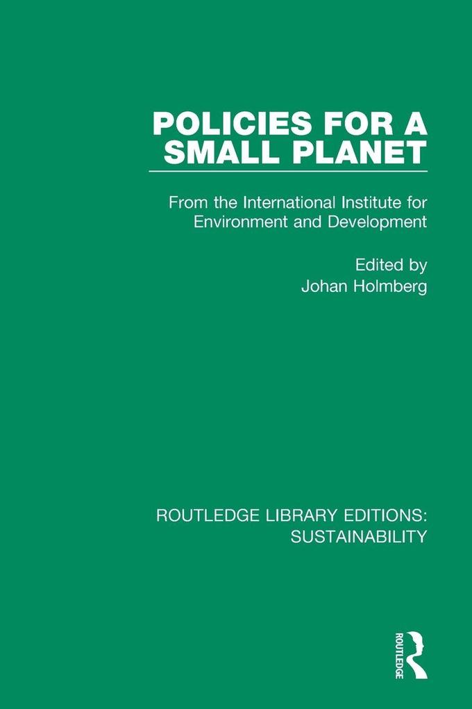 Policies for a Small Planet