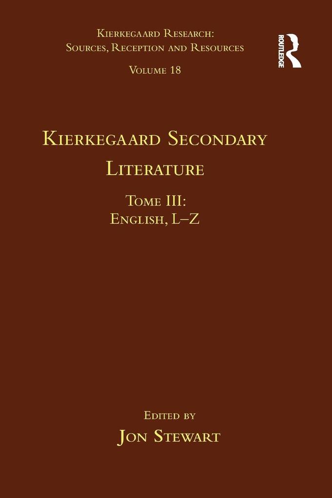 Volume 18 Tome III