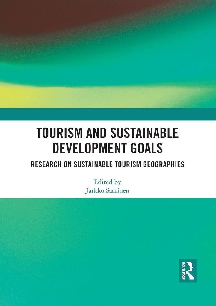Tourism and Sustainable Development Goals