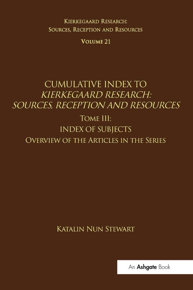 Volume 21 Tome III