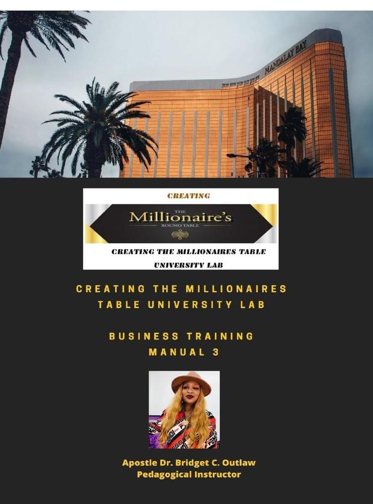 Creating The Millionaires Table University Lab Business Curriculum - Manual 3