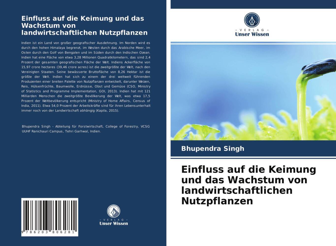 Einfluss auf die Keimung und das Wachstum von landwirtschaftlichen Nutzpflanzen