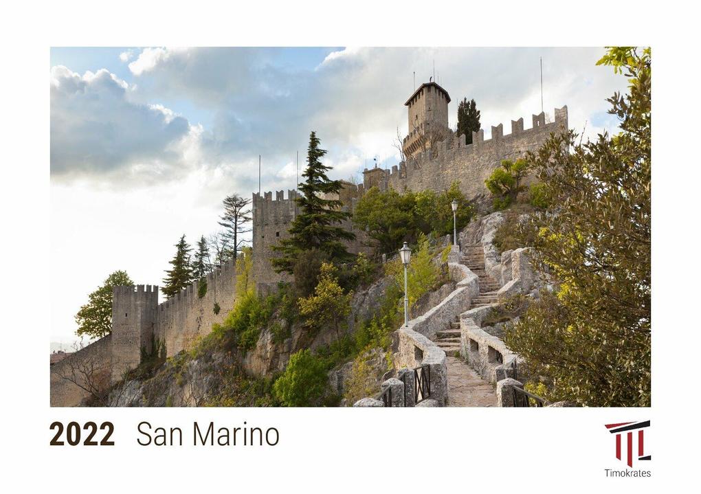 San Marino 2022 - Timokrates Kalender Tischkalender Bildkalender - DIN A5 (21 x 15 cm)