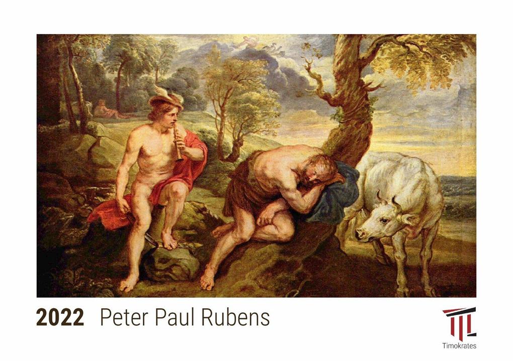 Peter Paul Rubens 2022 - Timokrates Kalender Tischkalender Bildkalender - DIN A5 (21 x 15 cm)