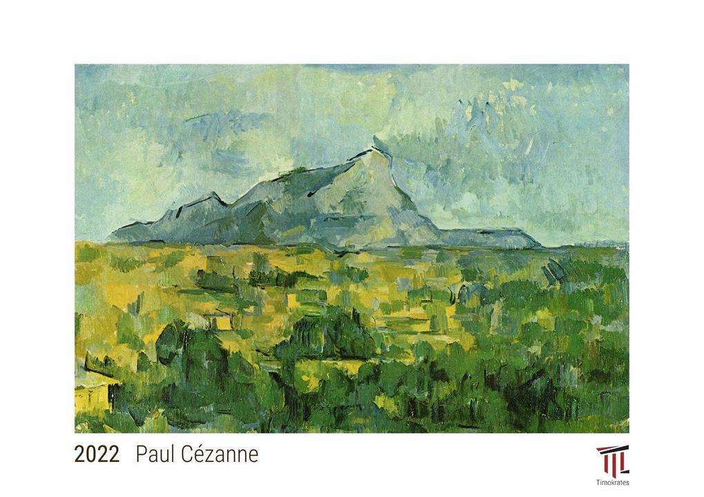 Paul Cézanne 2022 - White Edition - Timokrates Kalender Wandkalender Bildkalender - DIN A4 (ca. 30 x 21 cm)