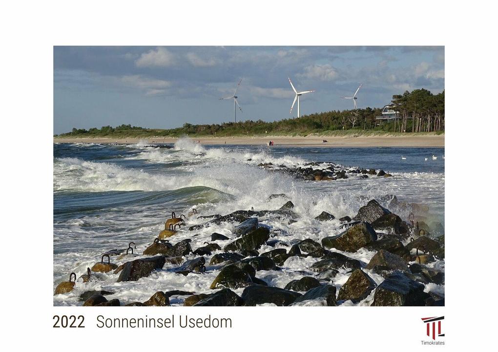Sonneninsel Usedom 2022 - White Edition - Timokrates Kalender Wandkalender Bildkalender - DIN A3 (42 x 30 cm)