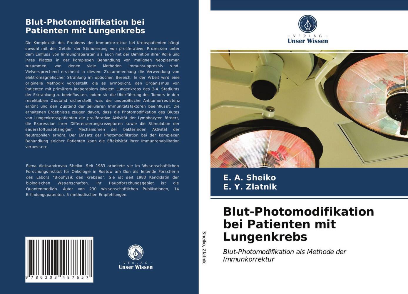 Blut-Photomodifikation bei Patienten mit Lungenkrebs