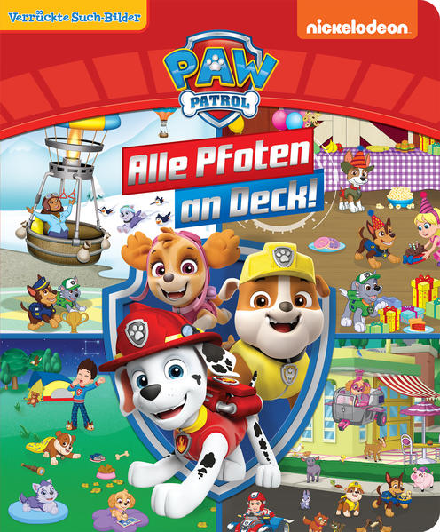 Image of PAW Patrol - Alle Pfoten an Deck! - Verrückte Such-Bilder groß - Wimmelbuch - Pappbilderbuch mit wattiertem Umschlag