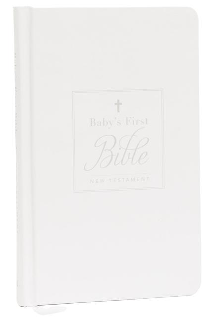 Kjv Baby‘s First New Testament Hardcover White Red Letter Comfort Print