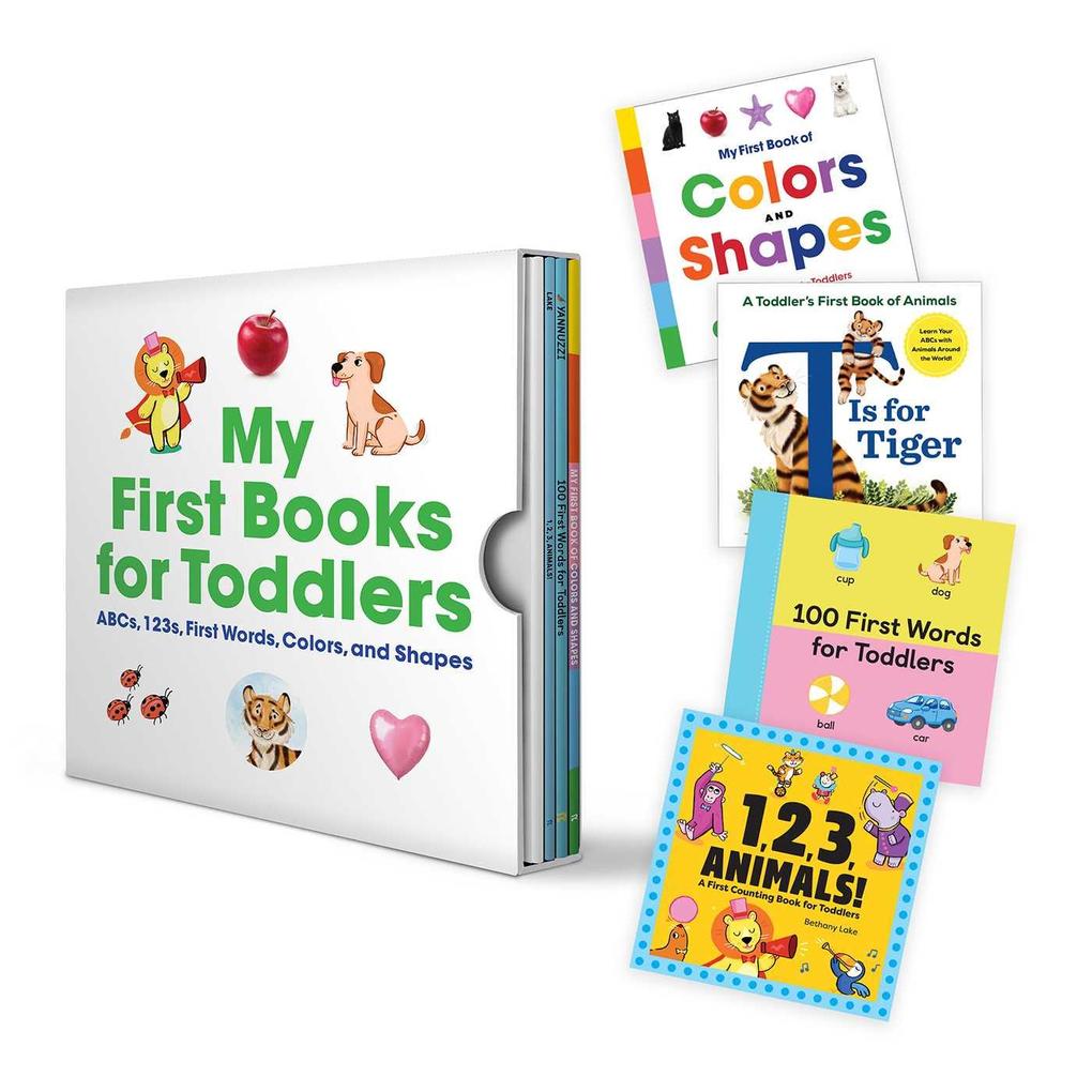 My First Books for Toddlers Box Set: Abcs 123s First Words Colors and Shapes