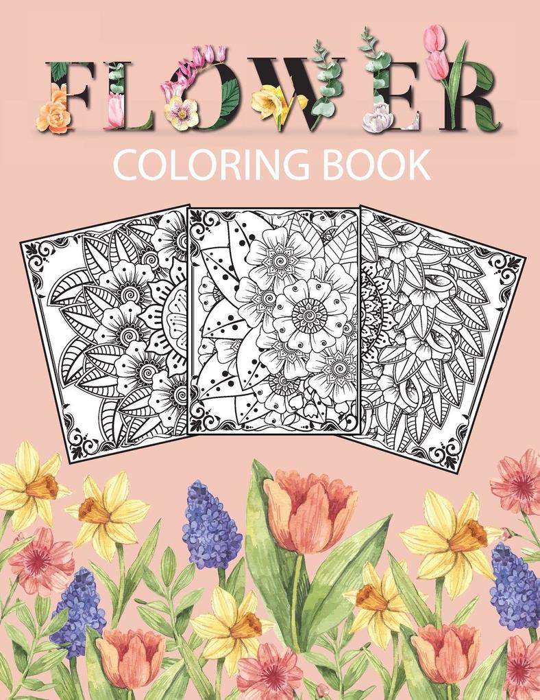 Flower Coloring Book