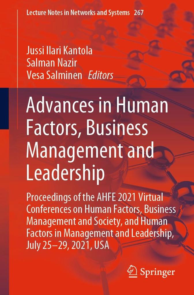 Advances in Human Factors Business Management and Leadership