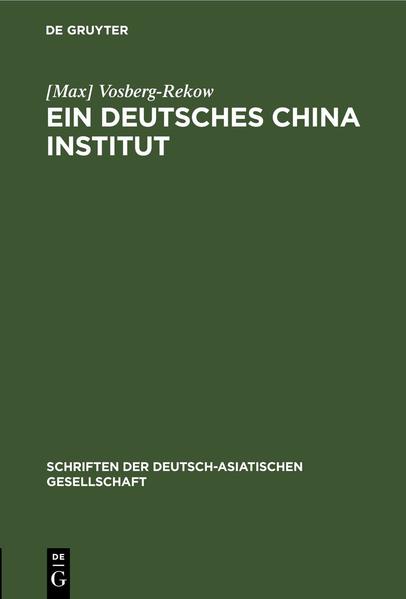 Ein deutsches China-Institut