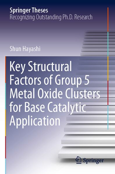 Key Structural Factors of Group 5 Metal Oxide Clusters for Base Catalytic Application