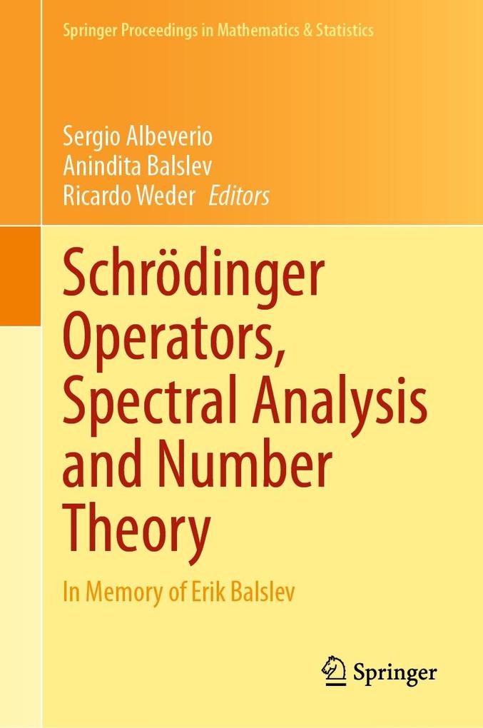 Schrödinger Operators Spectral Analysis and Number Theory