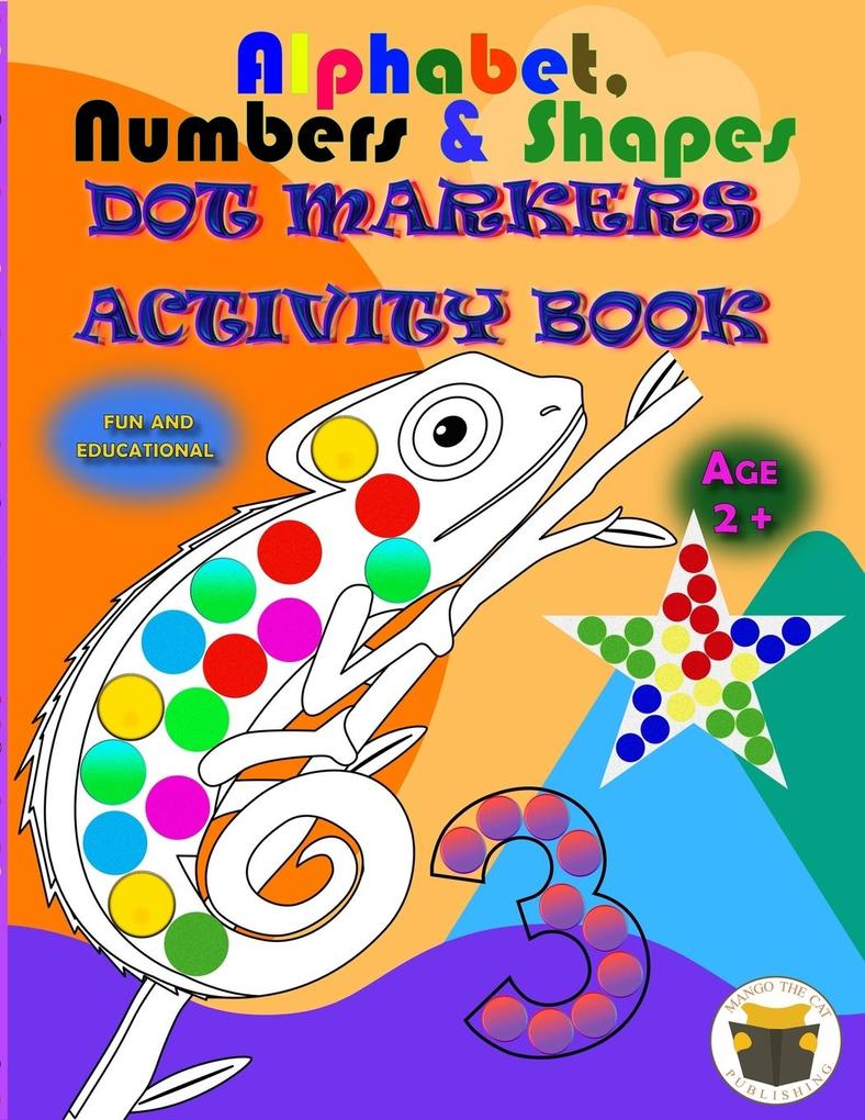 Alphabet Numbers & Shapes Dot Marker Activity Book