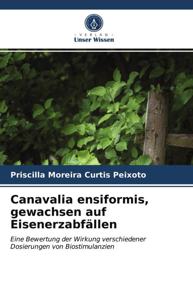 Canavalia ensiformis gewachsen auf Eisenerzabfällen