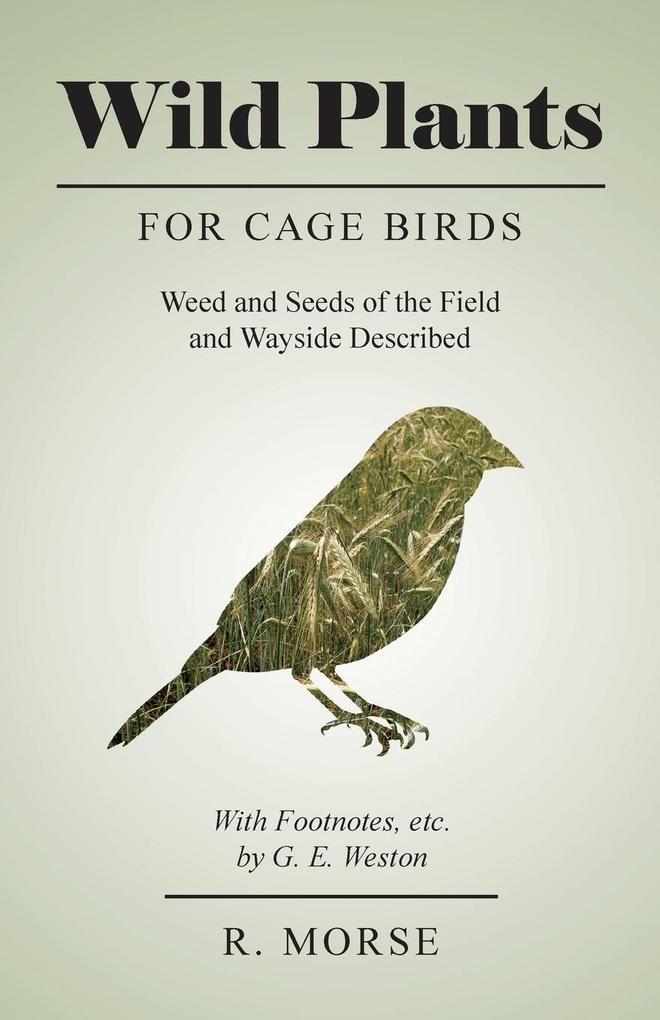 Wild Plants for Cage Birds - Weed and Seeds of the Field and Wayside Described - With Footnotes etc. by G. E. Weston