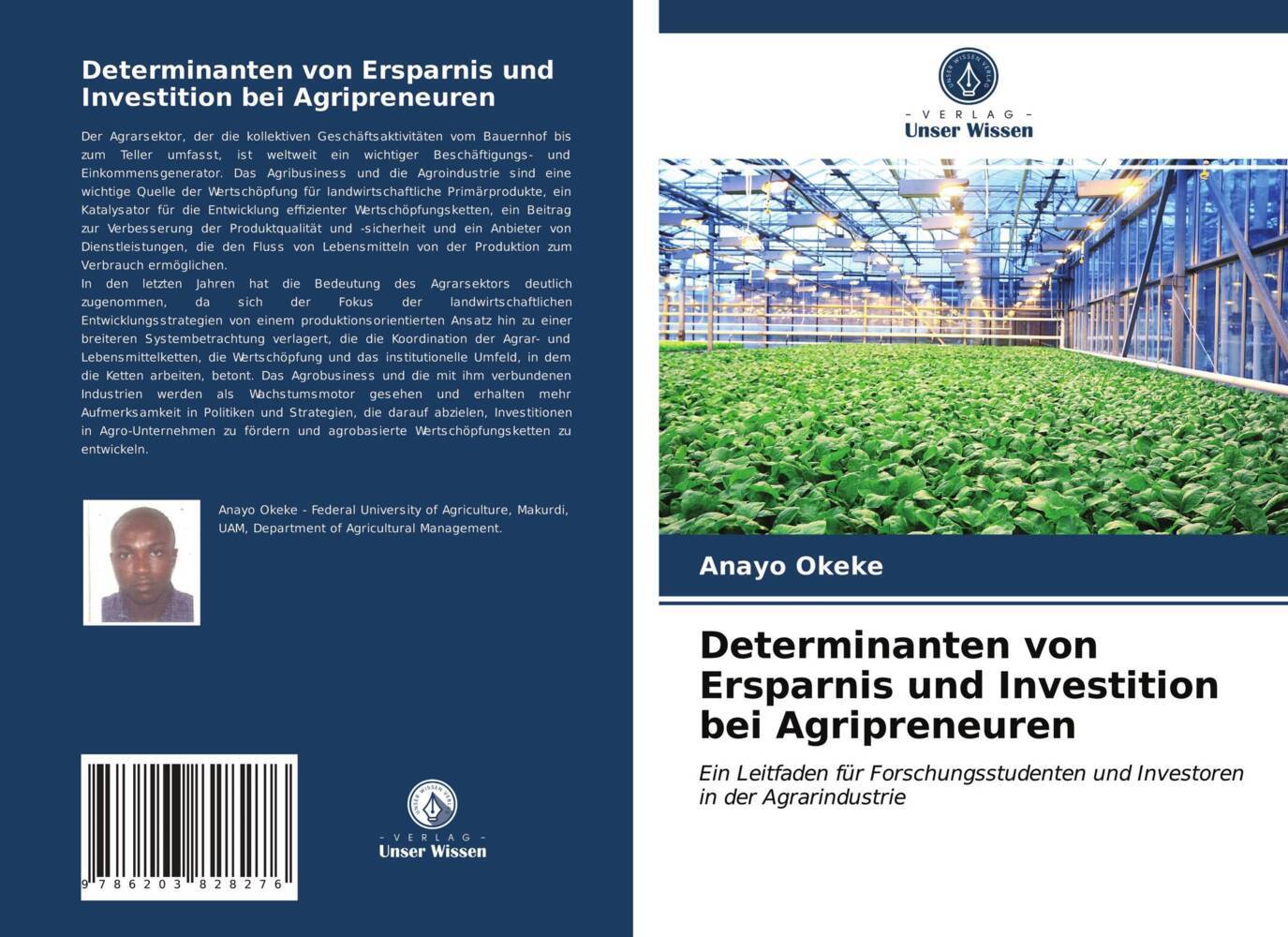 Determinanten von Ersparnis und Investition bei Agripreneuren