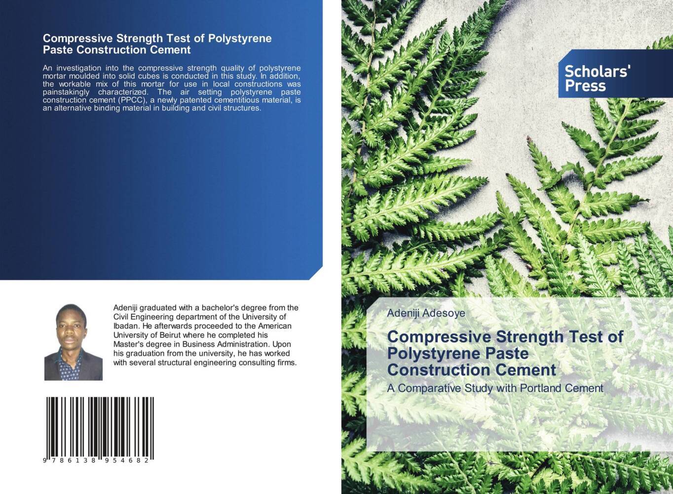 Compressive Strength Test of Polystyrene Paste Construction Cement