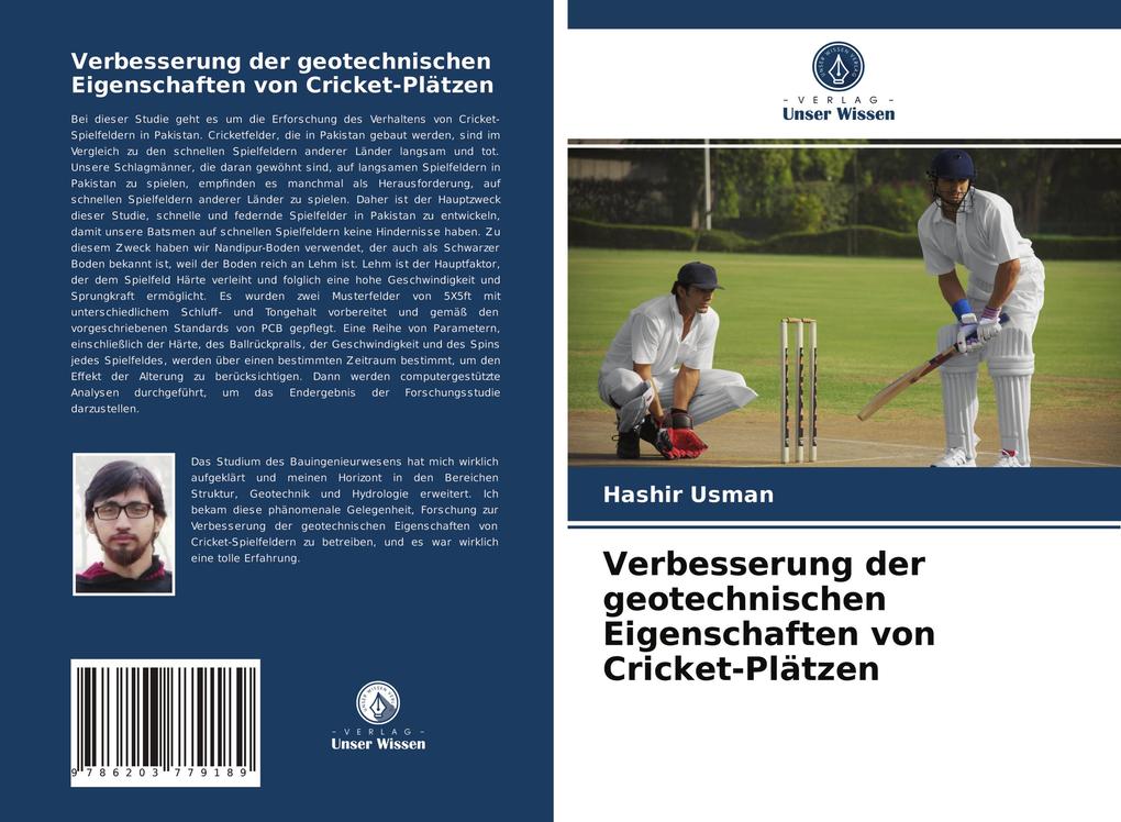 Verbesserung der geotechnischen Eigenschaften von Cricket-Plätzen