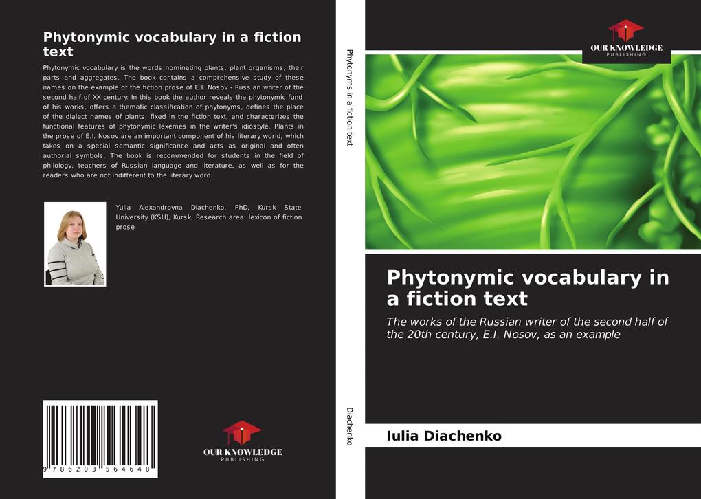 Phytonymic vocabulary in a fiction text