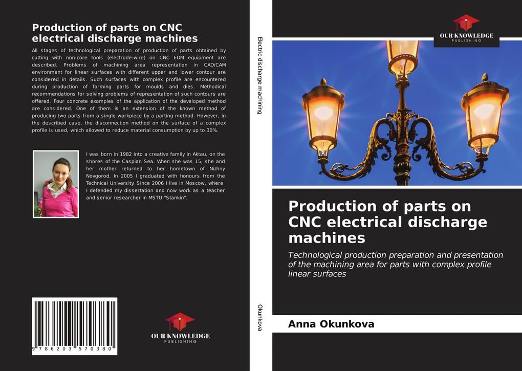 Production of parts on CNC electrical discharge machines