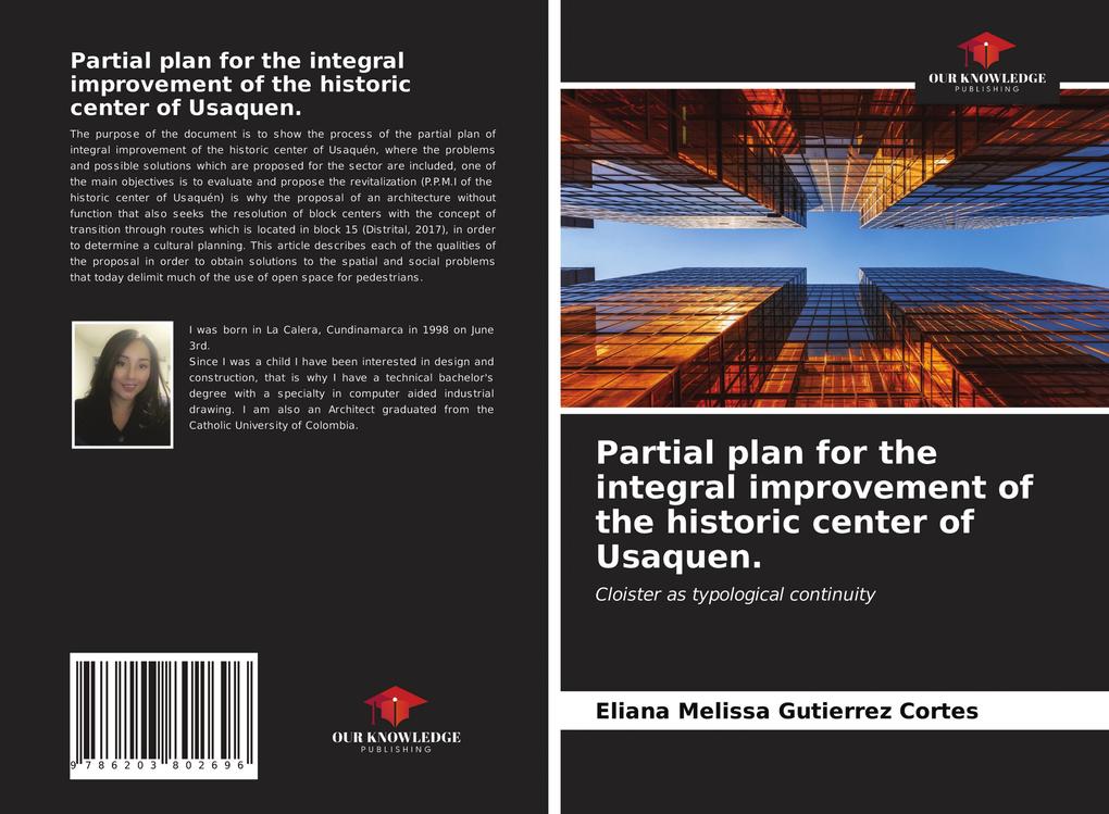 Partial plan for the integral improvement of the historic center of Usaquen.