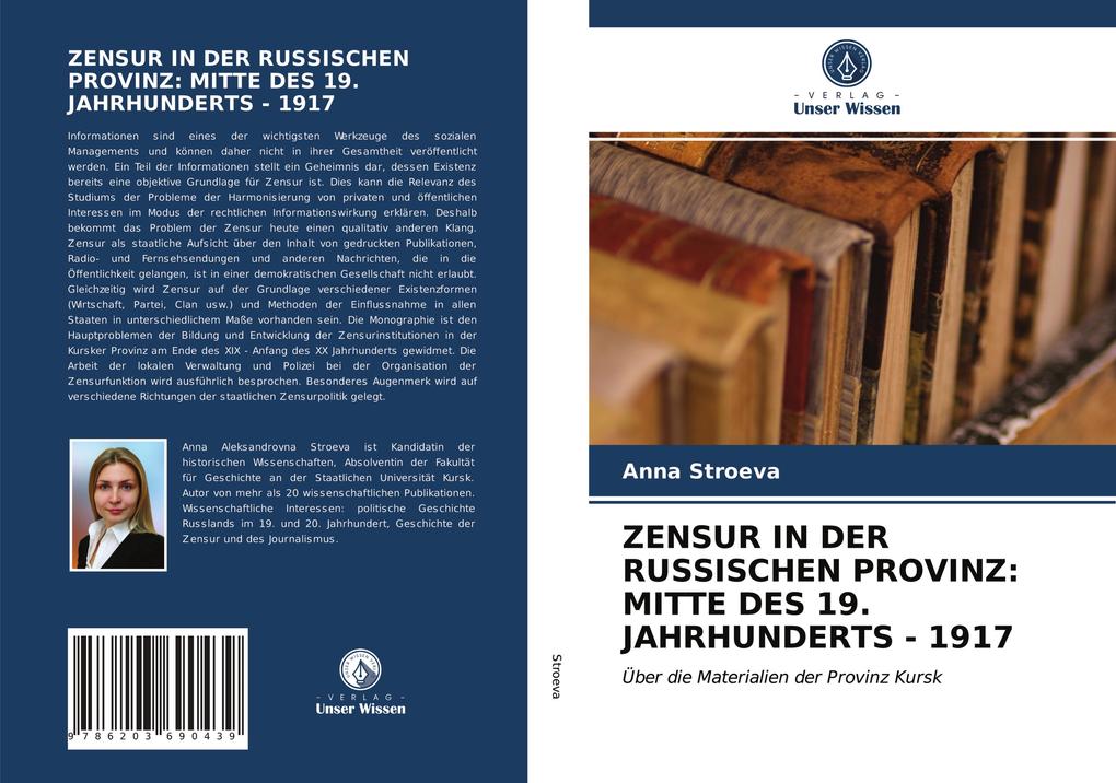 ZENSUR IN DER RUSSISCHEN PROVINZ: MITTE DES 19. JAHRHUNDERTS - 1917