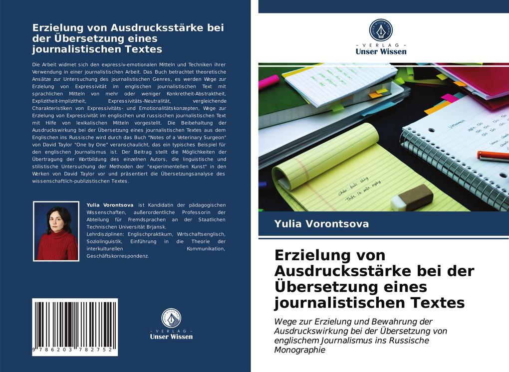 Erzielung von Ausdrucksstärke bei der Übersetzung eines journalistischen Textes