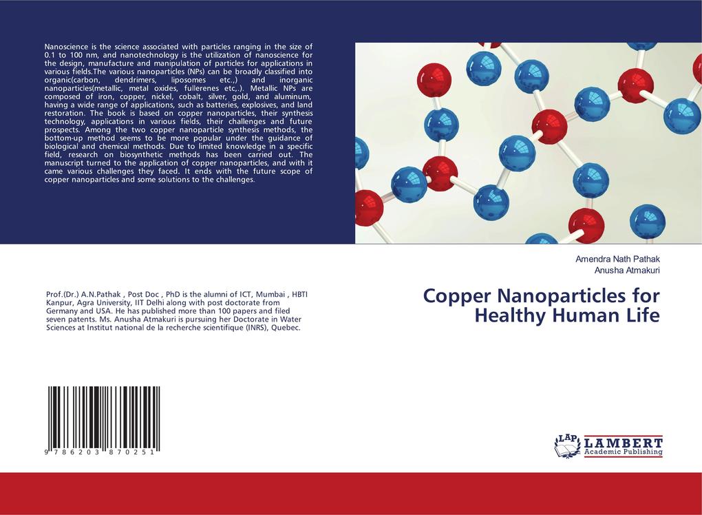 Copper Nanoparticles for Healthy Human Life