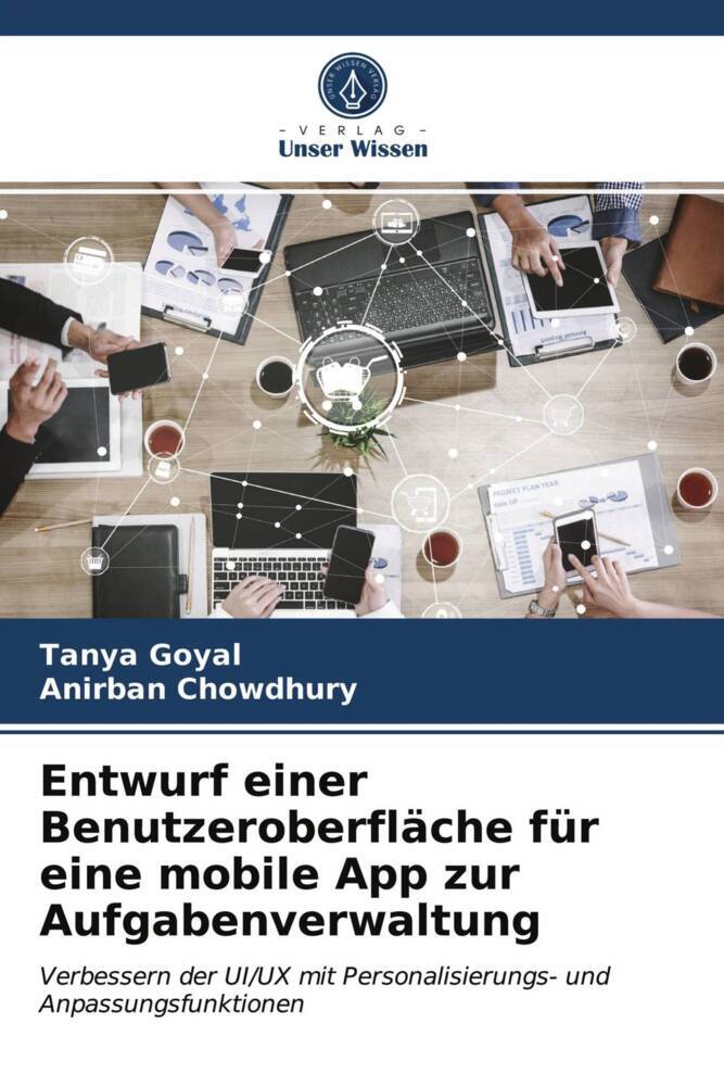 Entwurf einer Benutzeroberfläche für eine mobile App zur Aufgabenverwaltung