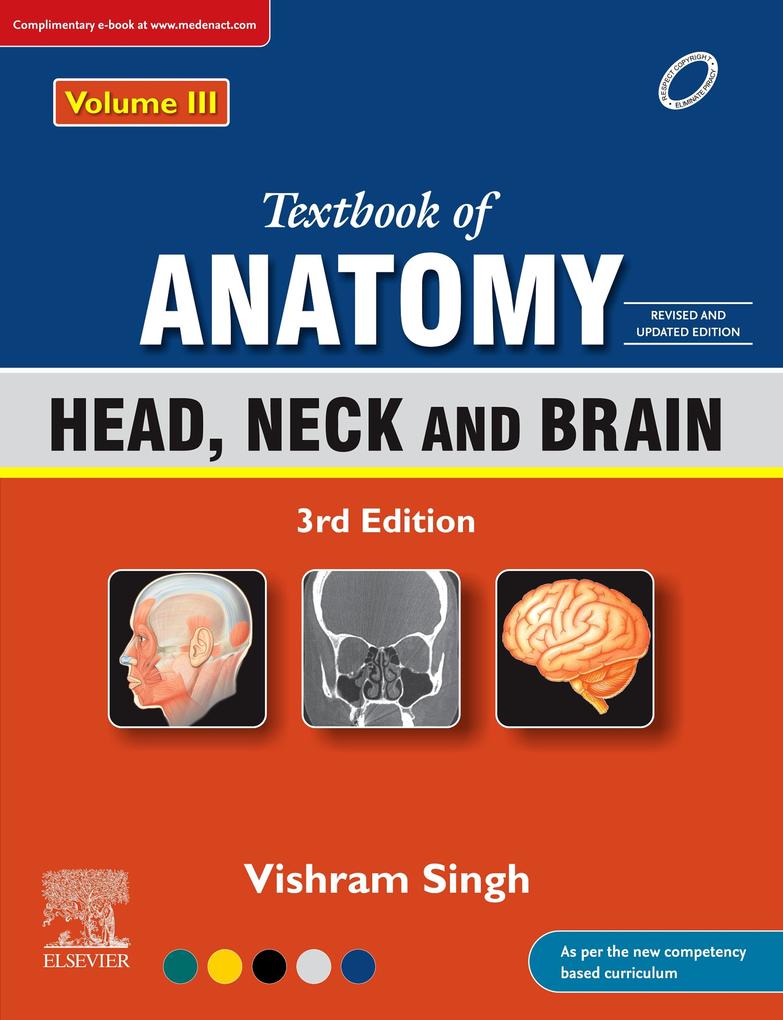Textbook of Anatomy: Head Neck and Brain Vol 3 3rd Updated Edition eBook