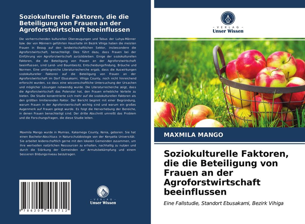 Soziokulturelle Faktoren die die Beteiligung von Frauen an der Agroforstwirtschaft beeinflussen