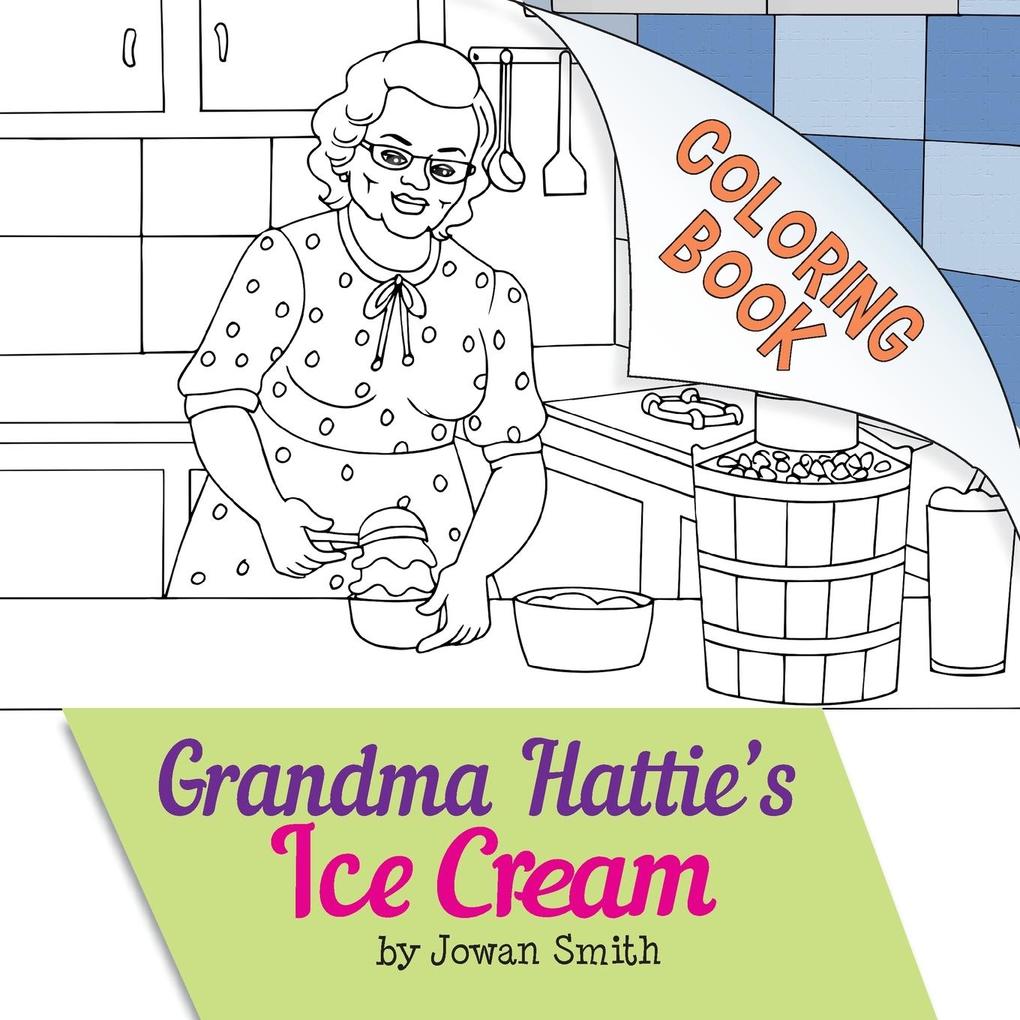 Image of Grandma Hattie's Ice Cream Coloring Book