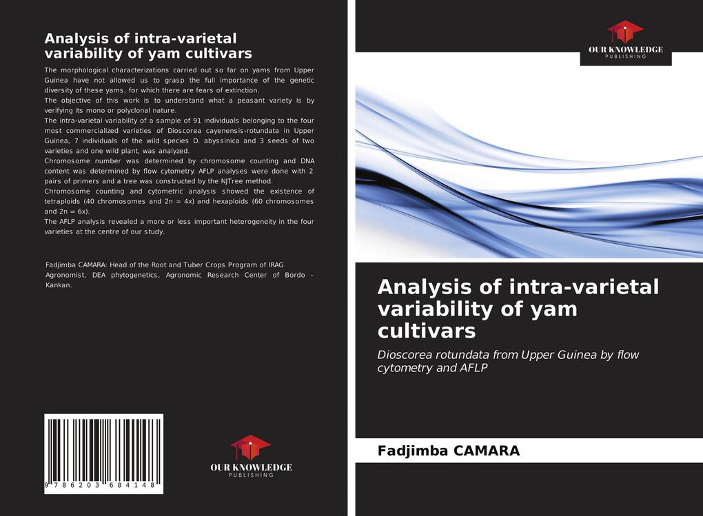 Analysis of intra-varietal variability of yam cultivars
